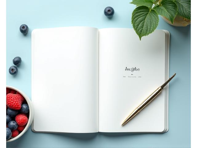 Open notebook with 'Health Blog' written on it and a pen, symbolizing accessible health information.
